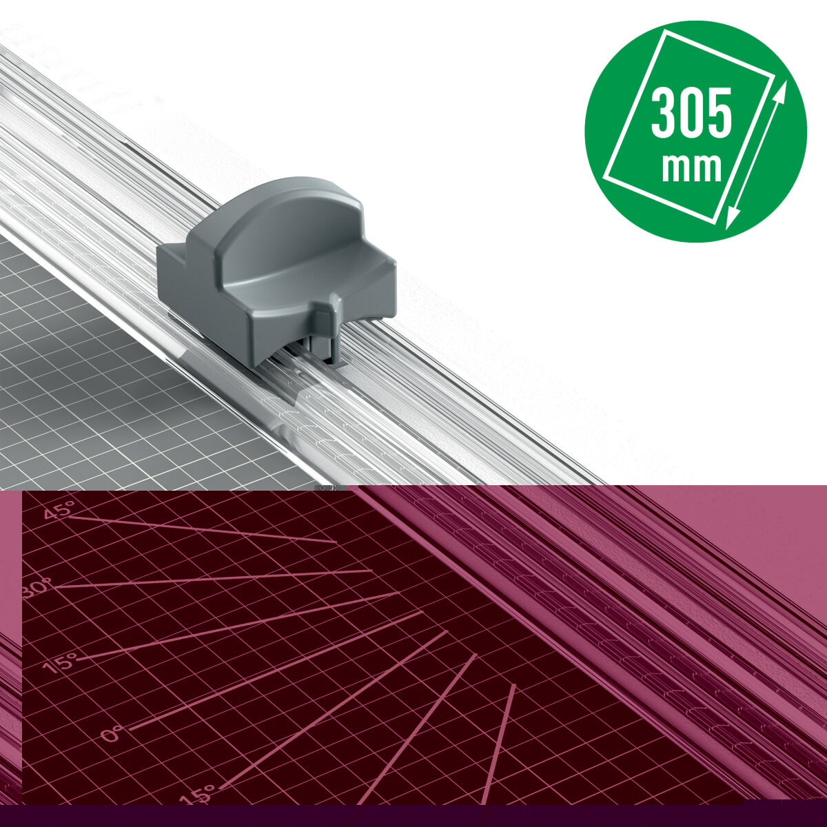 Schere Leitz Precision Home A4 A4 Grau